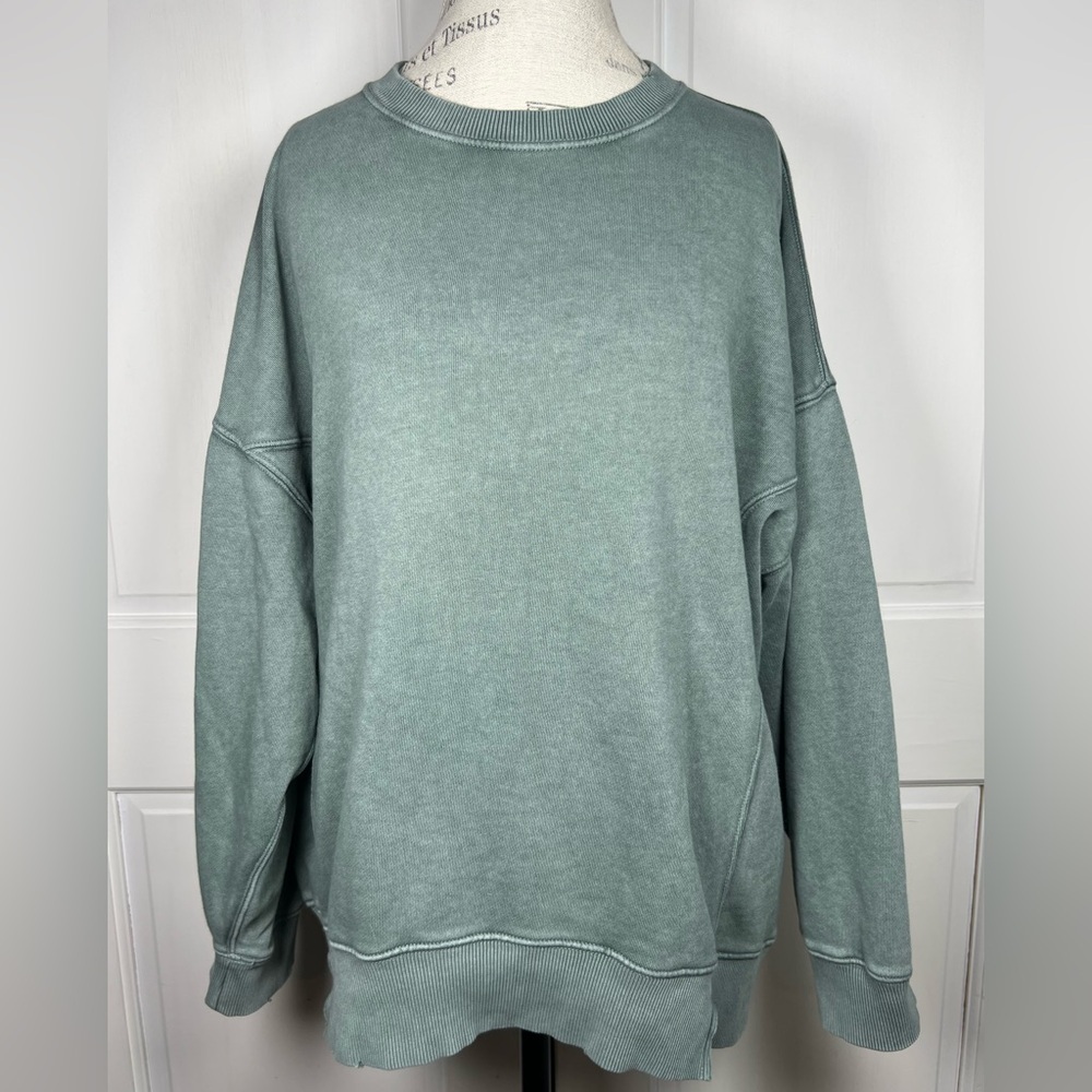 Aerie Excellent  Condition Distressed Women’s Lounge Oversized Crewneck Large